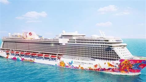 Genting Dream by Resorts World Cruises .